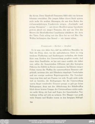 Franzosen – Berber – Araber