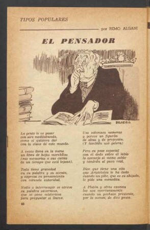 El pensador : Tipos populares