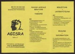 agisra Köln e. V.: Informations- und Beratungsstelle für Migrantinnen und Flüchtlingsfrauen