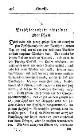 3. Verschiedenheit einzelner Menschen.
