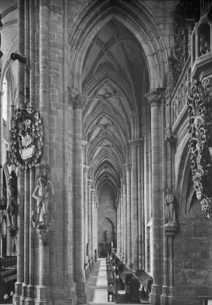 Halberstadt, Dom St. Stephanus und St. Sixtus, nördl. Seitenschiff, nach Westen