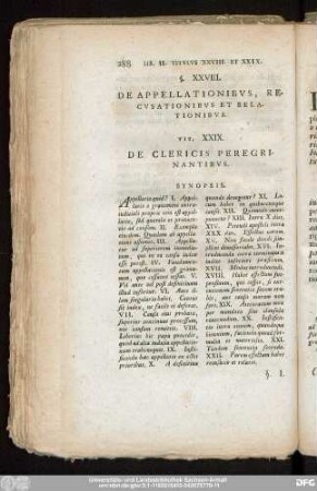 Tit. XXIX. De Clericis Peregrinantibus.