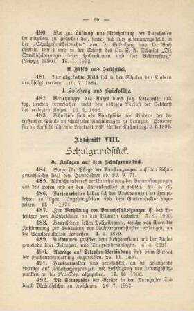 Abschnitt [XIII]. Schulgrundstück