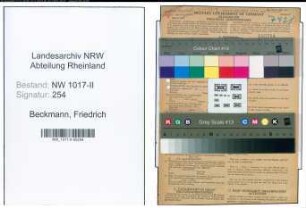 Entnazifizierung Friedrich Beckmann , geb. 08.06.1908 (Einkaeufer)