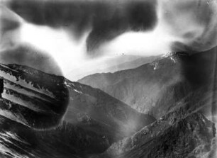 Gebirge : Blick auf ein Gebirge