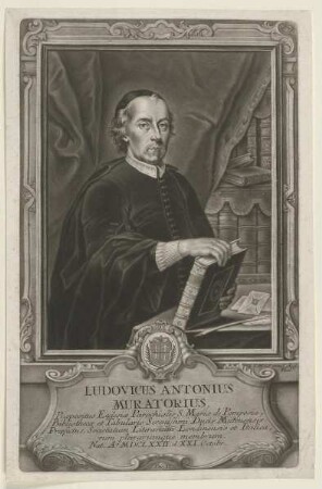 Bildnis des Ludovicus Antonius Muratorius
