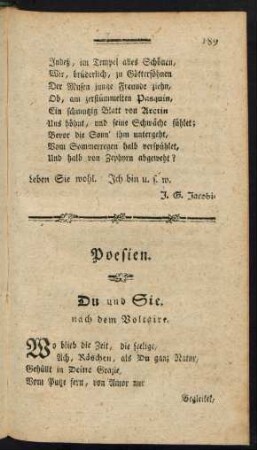 Poesien.