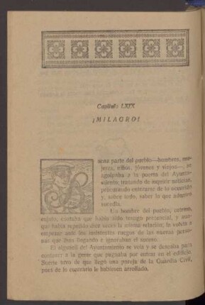 Capítulo LXIX - ¡Milagro!