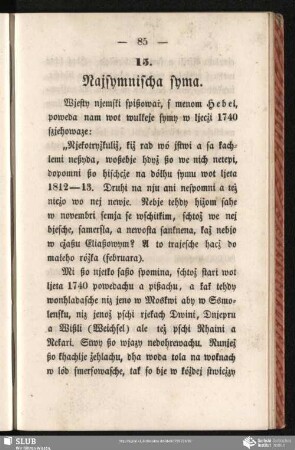 15. Najsymnischa syma