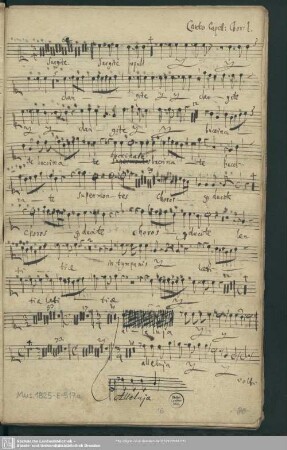 Canto Capell: Chor: 1.