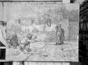 Die ersten Schritte (nach Millet) / Der erste Schritt