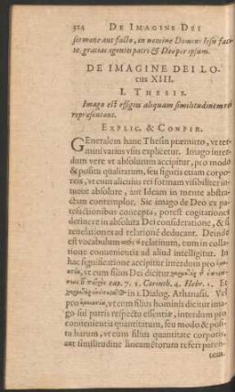 De Imagine Dei Locus XIII.