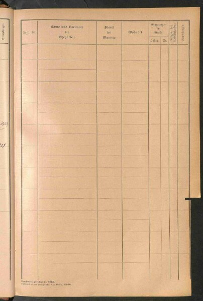 Standesamtsbuch der Stadt Aschaffenburg: Register Eheschließungen 1927 - 1929