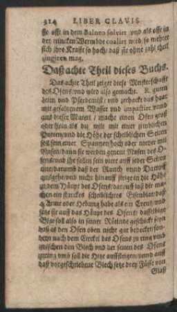 Daß achte Theil dieses Buchs