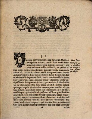 Ioannis Davidis Michaelis commentatio de battologia ad Matth. VI, 7