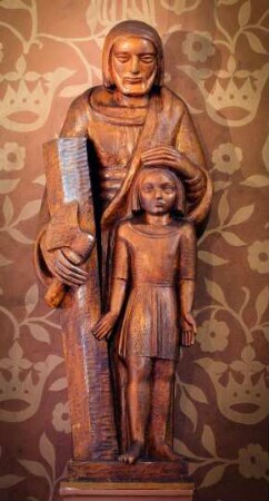 Frankreich. Alsace. Bas Rhin. Le Mont Sainte Odile. Kirche innen