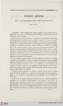 Bulletin mensuel