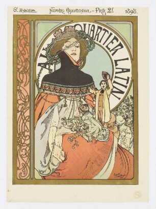 Titelblatt der Zeitschrift "Au Quartier Latin"