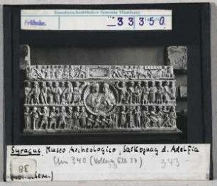 Syracua, Museo Archeologico: Sarkophag der Adelfia