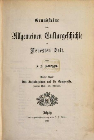 Grundsteine einer allgemeinen Culturgeschichte der neuesten Zeit, 4