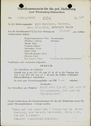 Späh, Wunibald