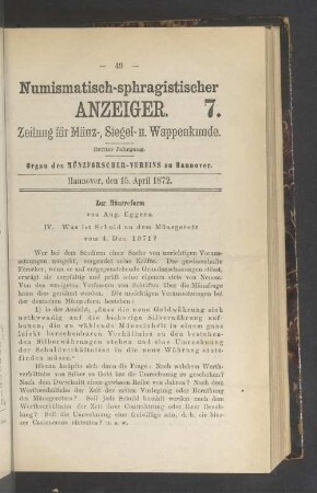 7. 15. April 1872