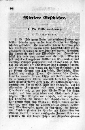 Mittlere Geschichte