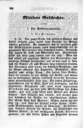 Mittlere Geschichte