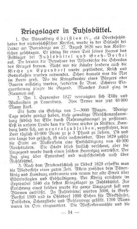 Kriegslager in Fuhlsbüttel.