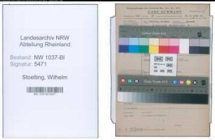 Entnazifizierung Wilhelm Stoelting , geb. 00.00.0000 (Stadtinspektor)