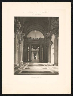 Reichstag, Berlin: Wandelhalle