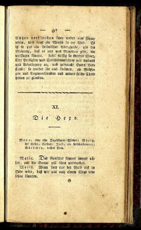 XI. Die Hexe.