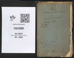 Bittschriften des Jahres IV aus dem Amt Hardt (Kanton Rheinbach)