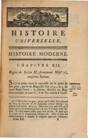 Histoire Universelle, Depuis Le Commencement Du Monde Jusqu'a Présent, 60. Contenant la suite de l'Histoire de l'Empire Ottoman