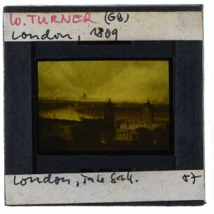 Turner, London gesehen vom Greenwich Park : (Detail)