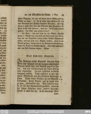 Das siebente Kapitel.