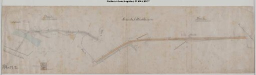 Brölstraße: Lageplan, Katasterplan. Blatt 2 (u.a. Allner)