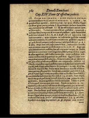 Cap. XIV. Finis & effectus judicii