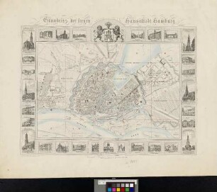 Grundriss der freyen Hansastadt Hamburg