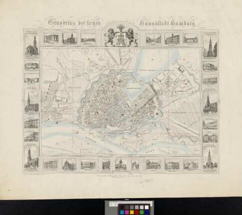 Grundriss der freyen Hansastadt Hamburg