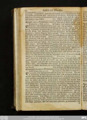 Epistel am 5. Sonntag nach Trinitatis. 1 Petr. 3, 8-15.