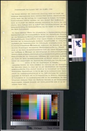 Zweite Betriebsphase: Allgemeine Tätigkeitsberichte und Jahresberichte