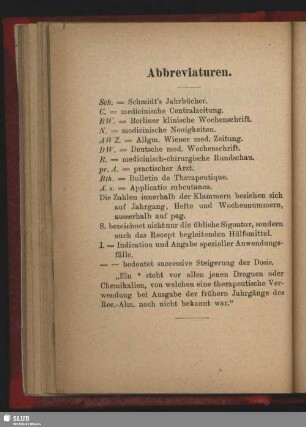 Abbreviaturen