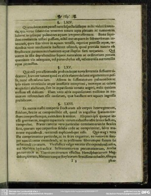 §. LXVI. Aeris vis elastica variis experimentis strictim adductis comprobatur
