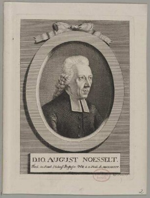 Bildnis des Ioh. August Noesselt