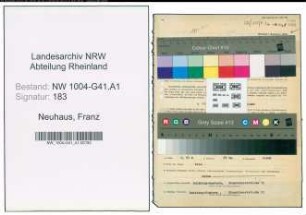 Entnazifizierung Franz Neuhaus , geb. 09.12.1898 (Polizeibeamter)