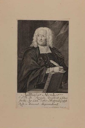 Bildnis des Balthasar Mentzer