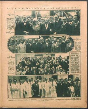 La visita de los médicos y estudiantes brasileños [Fotografías]