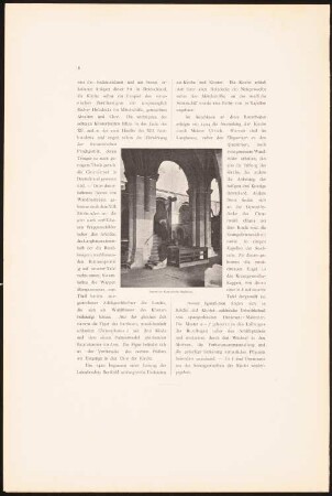 Kloster Maulbronn: Perspektivische Innenansicht (aus: Aufnahmen mittelalt. Wand- und Deckenmaler. in Deutschland, hrsg.v. Richard Borrmann, 1897)