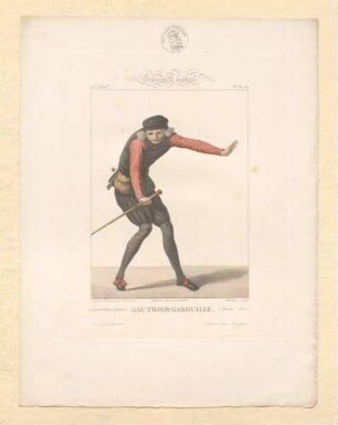 Kostümbilder aus "Galerie Théâtrale": Ancien Théâtre Italien